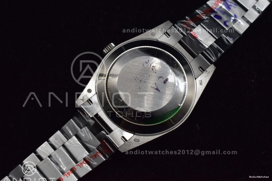 Stretchable Bracelet Dial DayDate V Grey Markers 40 904L Stick Steel On A2836 GMF 704 President Weighted Tungsten 0420